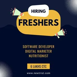 Newtrist Hiring Freshers 6 Lakhs CTC 2