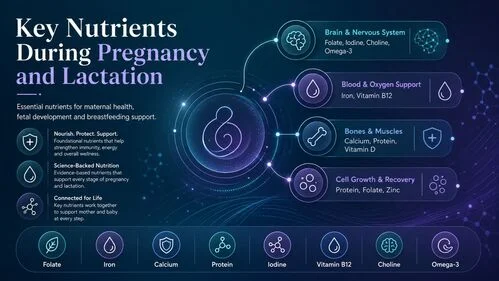 Key Nutrients During Pregnancy and Lactation