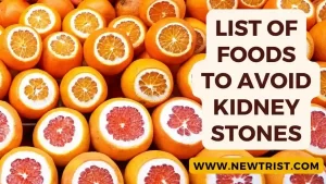 List Of Foods To Avoid Kidney Stone