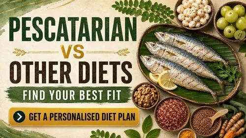 Pescatarian Diet vs Zone, Plant-Based, Intuitive Eating, Ornish and DASH