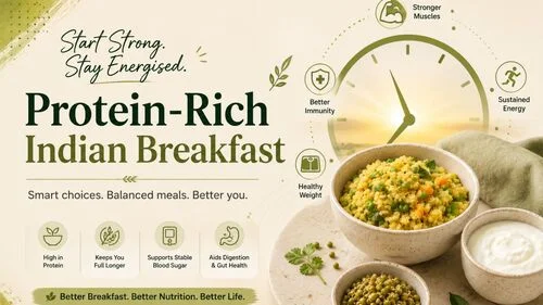 Protein-rich Indian Breakfast