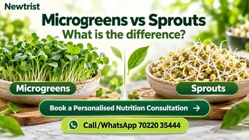 Microgreens vs sprouts, what is the difference