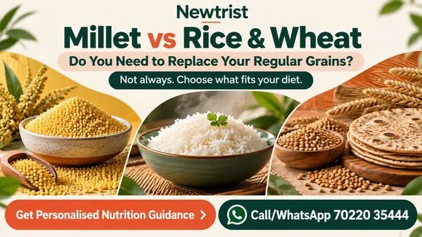 Millet vs Rice and Wheat