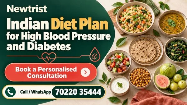 Indian Diet Plan for High Blood Pressure and Diabetes